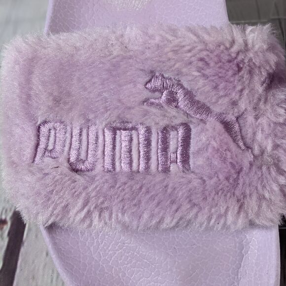 Rihanna x Fenty Puma Fur Slide - “Orchid Bloom" - Picture 8 of 10
